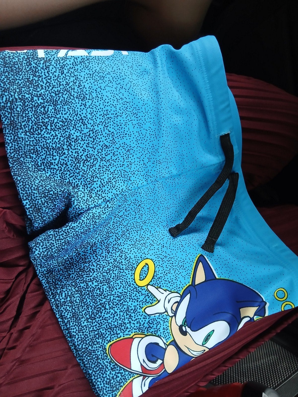 Zwembroekje 122/128 Sonic, Zo goed als nieuw, Sonic the Hedgehog, Zwembroek, Jongen