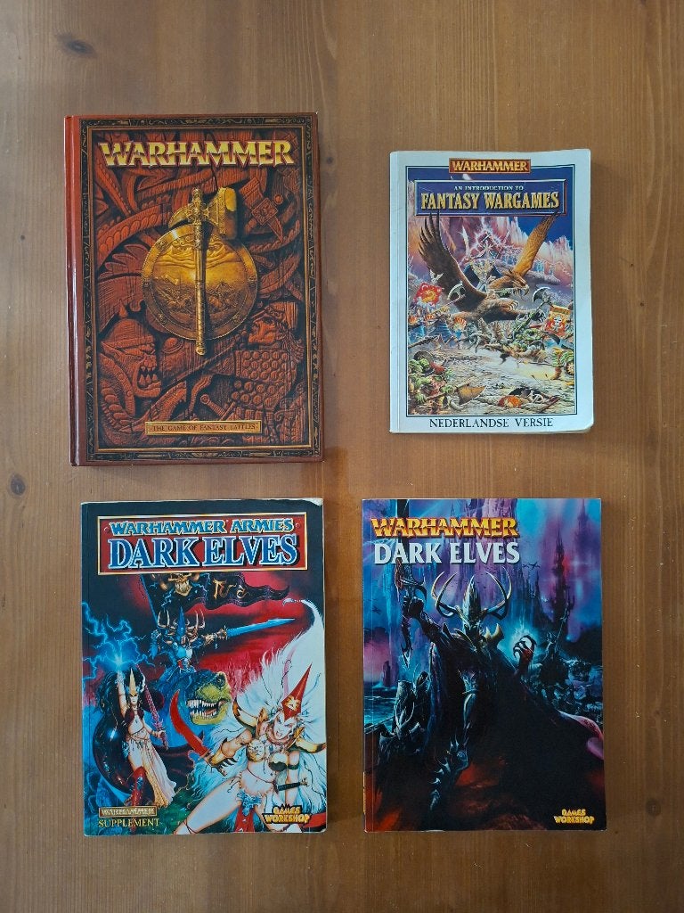 Warhammer Fantasy Dark Elves Leger Classic 4th/5th Edition, Gebruikt, Figuurtje(s), Warhammer, Ophalen of Verzenden