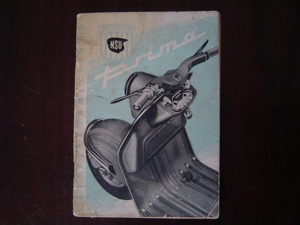 NSU Prima 1961150cc  roller betriebsanleitung scooter, Ophalen of Verzenden, Overige merken