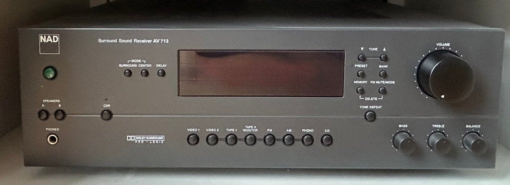 NAD Surround Sound Receiver AV 713, Ophalen, Zo goed als nieuw, Overige merken