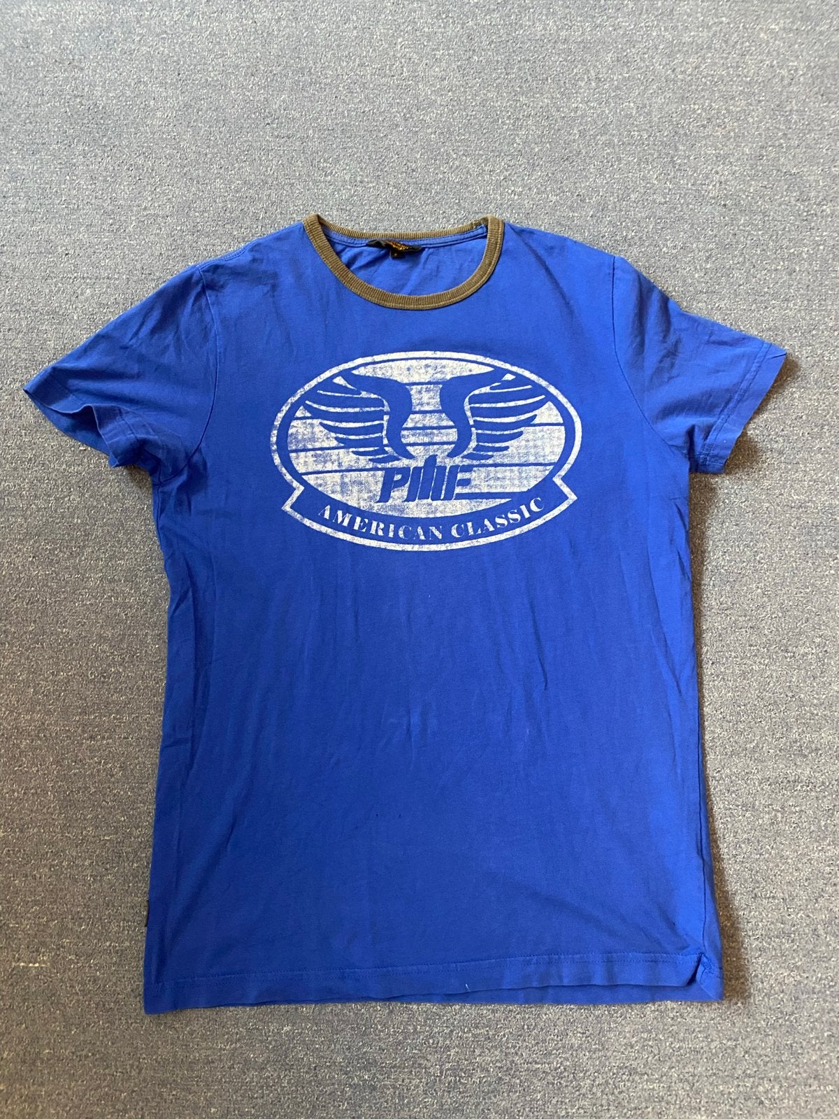 PME Legend T-shirt Blauw met Print - Maat S, Verzenden, Gedragen, Maat 46 (S) of kleiner, Blauw