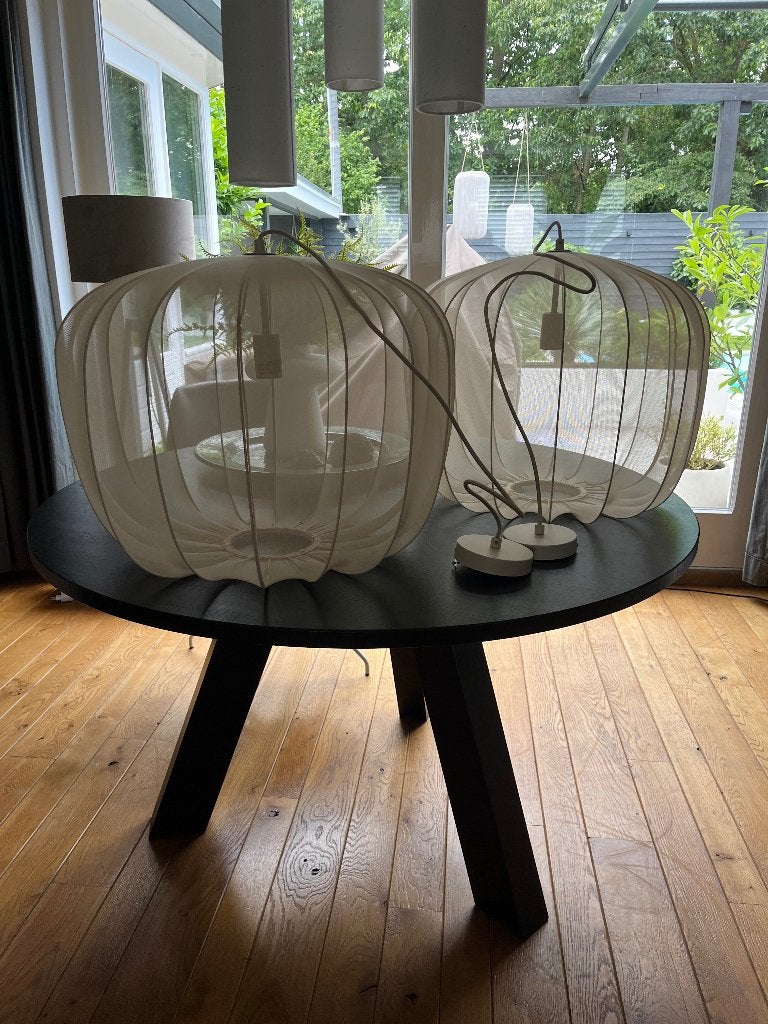 Lampion lampen japandi light & living. Groot model, Huis en Inrichting, Lampen | Hanglampen, Ophalen, Zo goed als nieuw, Minder dan 50 cm