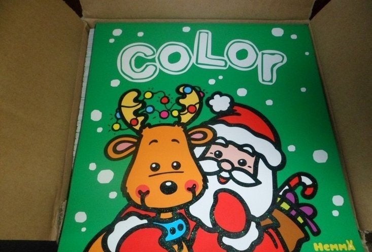 PARTIJ KERST KLEURBOEK GLITTER, Diversen, Kerst, ., Nieuw, Ophalen of Verzenden, .