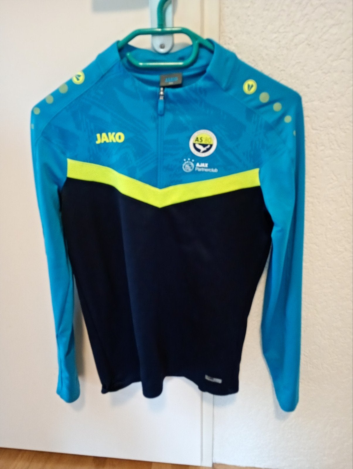AS'80 tenue zip-up vest, maat 164, Kinderen en Baby's, Ophalen, Jako, Jongen of Meisje, Sport- of Zwemkleding
