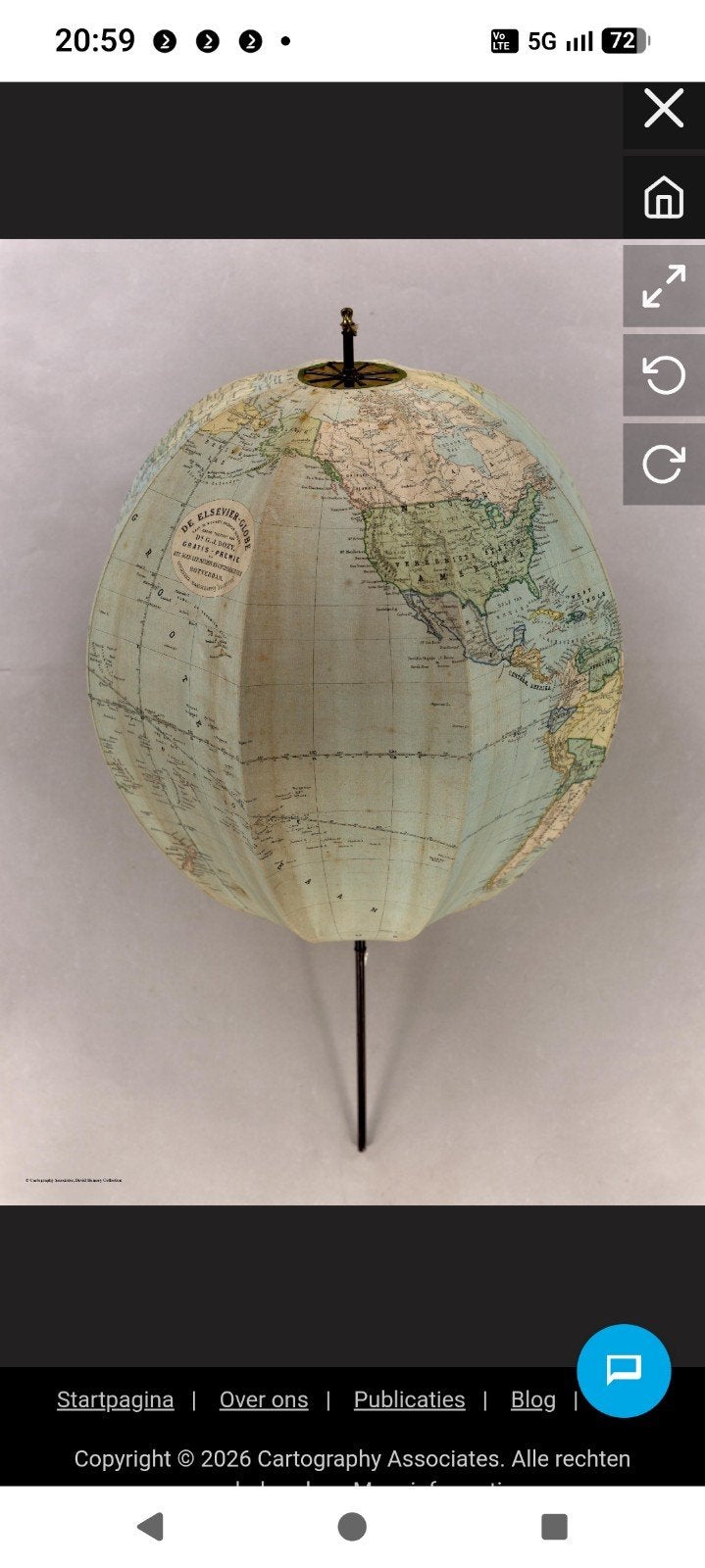 Zeldzame Elsevier paraplu-globe Ca. 1880, Ophalen of Verzenden