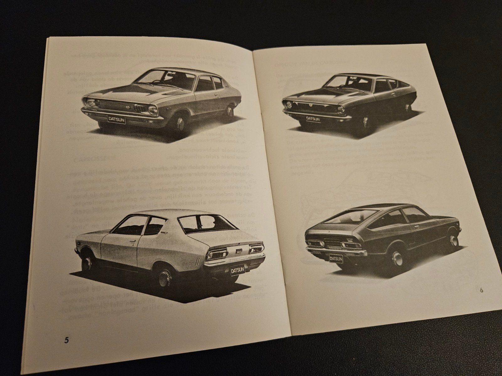 Productinformatie/interne brochure Datsun 120Y, Ophalen of Verzenden, Zo goed als nieuw, Overige merken
