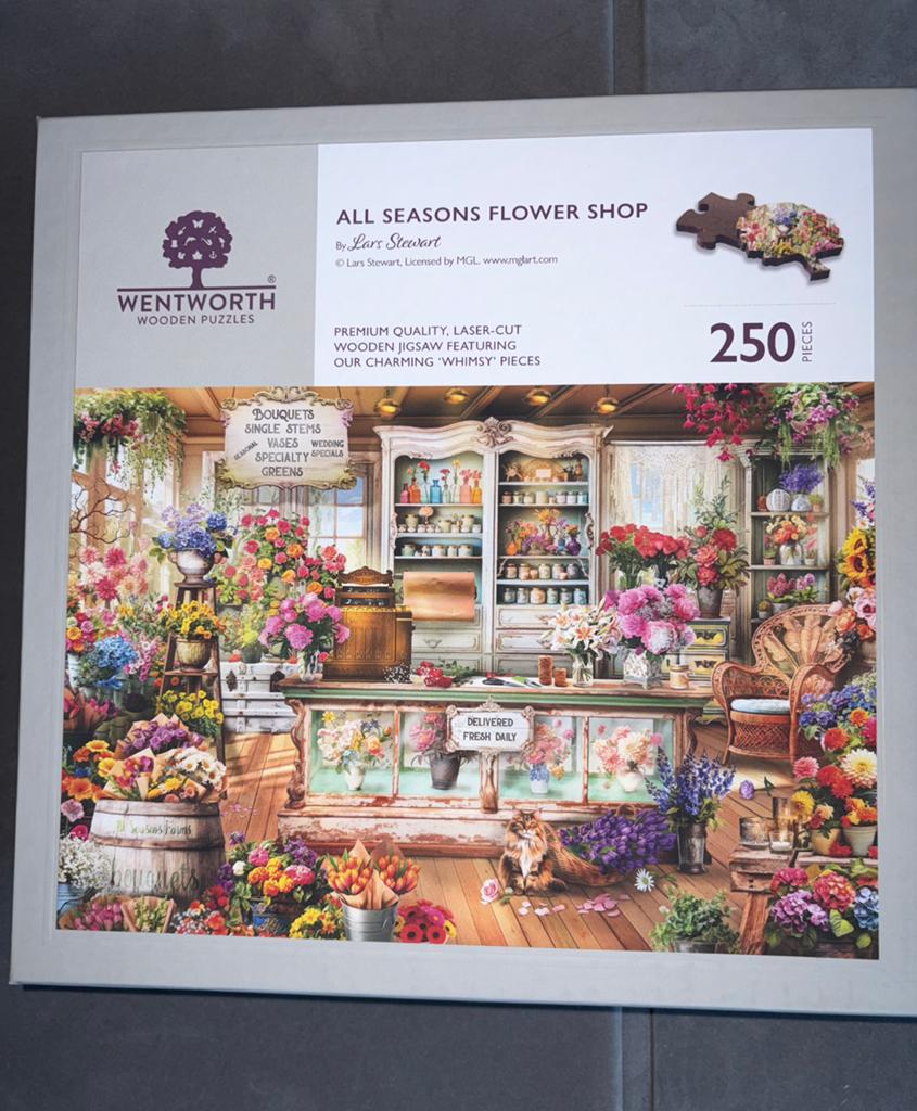 Wentworth All Seasons Flower Shop 250 st, Verzenden, Minder dan 500 stukjes, Zo goed als nieuw, Legpuzzel