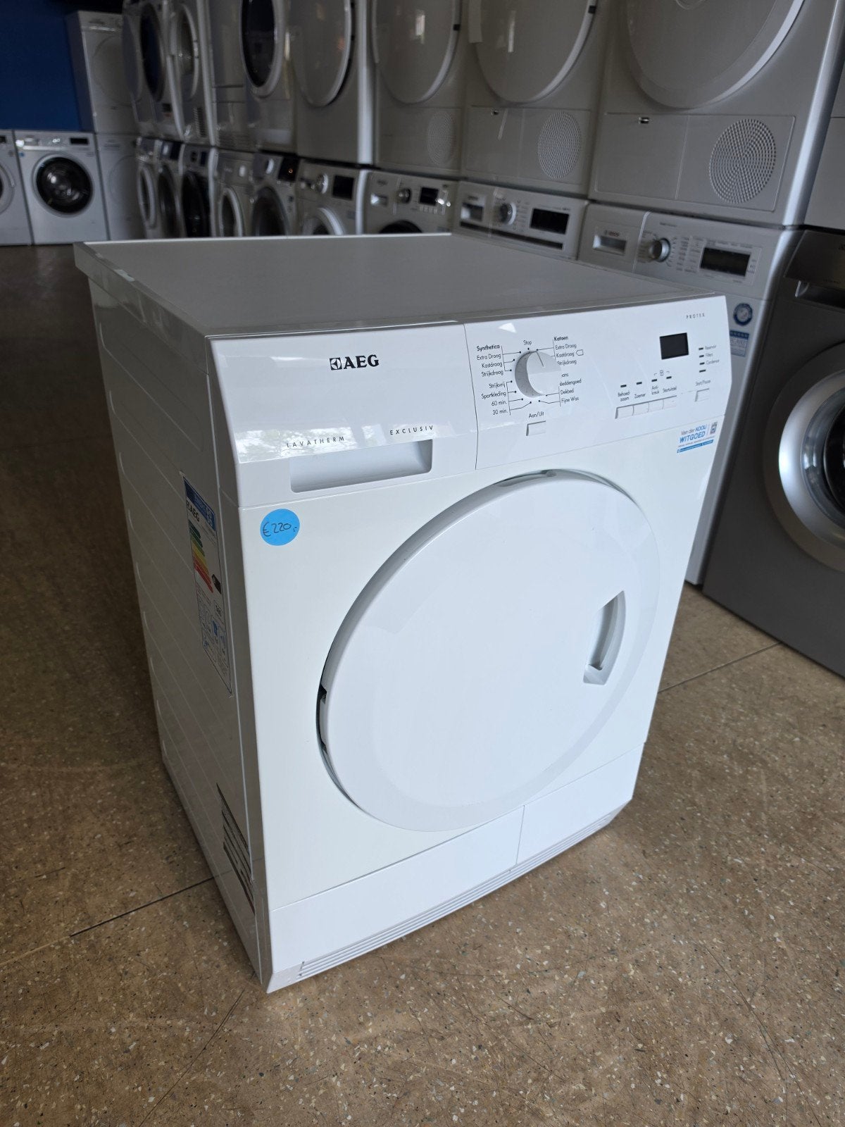 AEG Protex condensdroger | 7 kilo | Gratis thuis 🚚✅️, AEG, Jirnsum, 6 tot 8 kg, Anti-kreukfase