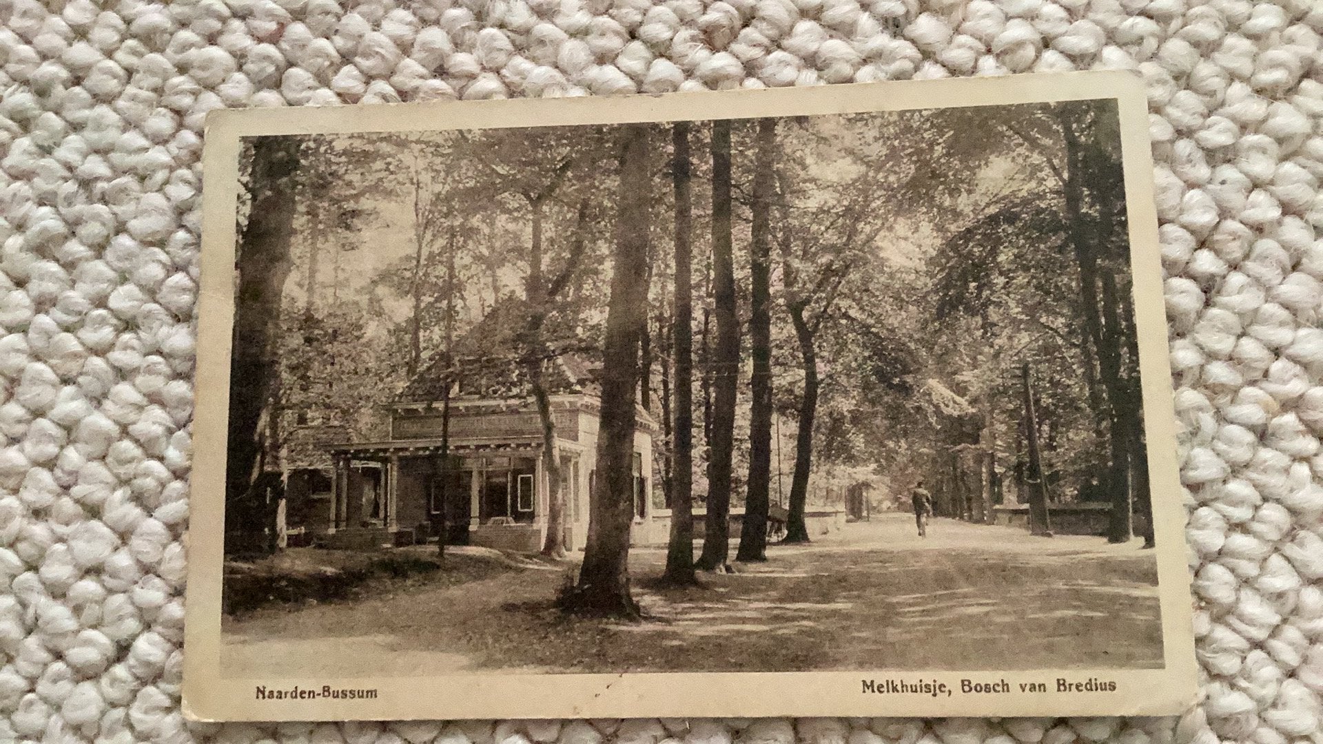 Ansichtkaart Naarden-Bussum Melkhuisje begin 1900. 990, Verzamelen, Ophalen of Verzenden, Voor 1920, Gelopen, Noord-Holland