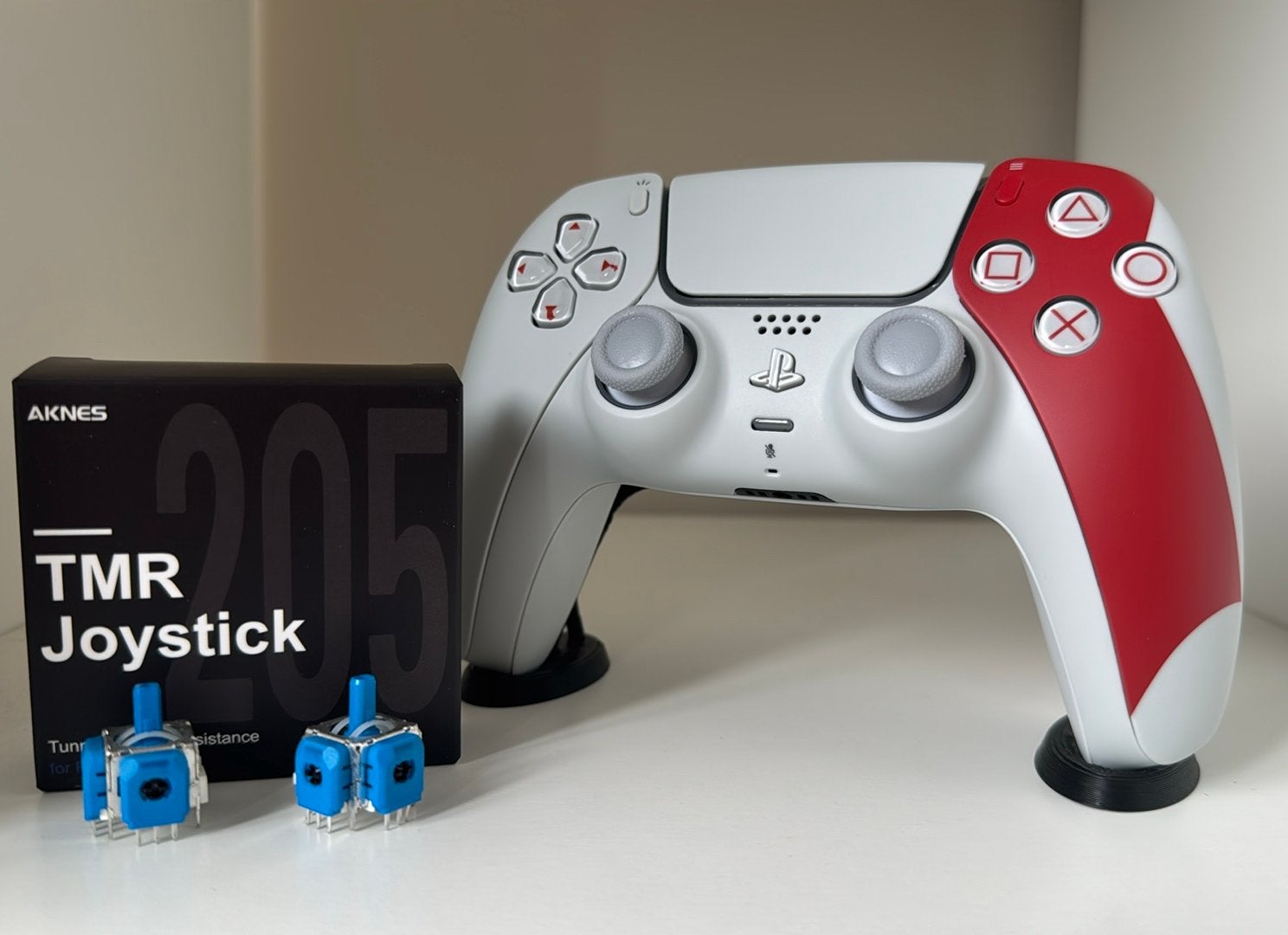 Ps5 controller - God of war - Geen stickdrift meer! AknesTMR, Ophalen of Verzenden, Zo goed als nieuw
