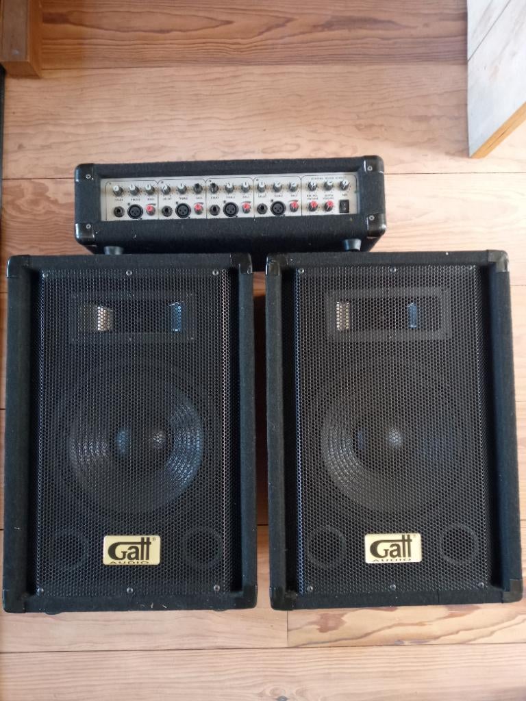 Gatt 100watt PA, Muziek en Instrumenten, Versterkers | Keyboard, Monitor en PA, Ophalen, Gebruikt, Minder dan 500 watt, P.A.