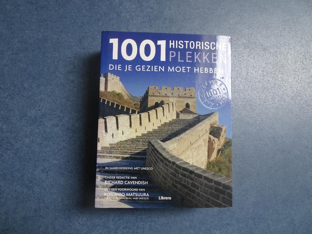 1001 historische plekken, Ophalen of Verzenden, Nieuw, Richard Cavendish (met UNesco), Overige gebieden