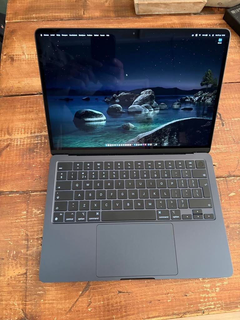Macbook air M3 2024 16 gb 256 gb, 256 GB, Qwerty, 13 inch, Ophalen of Verzenden