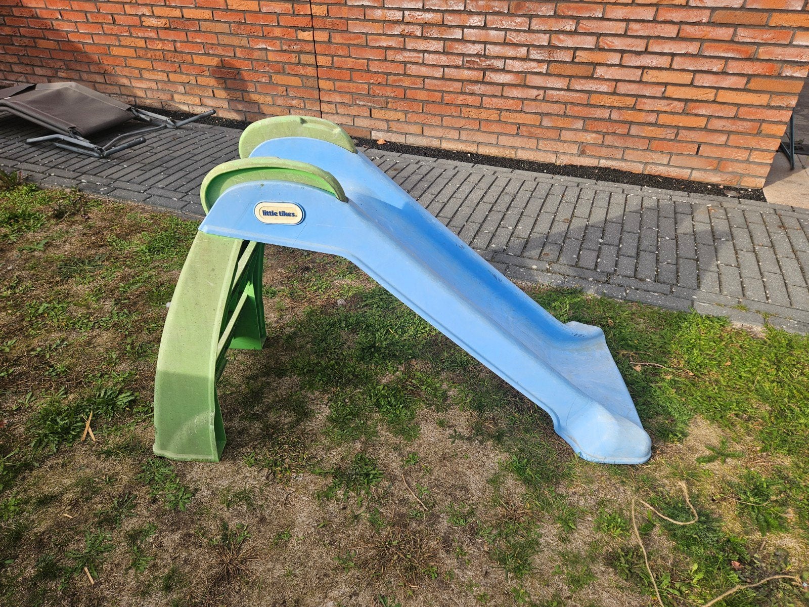Little Tikes Glijbaan - Blauw/Groen, Kinderen en Baby's, Ophalen, Gebruikt, Glijbaan