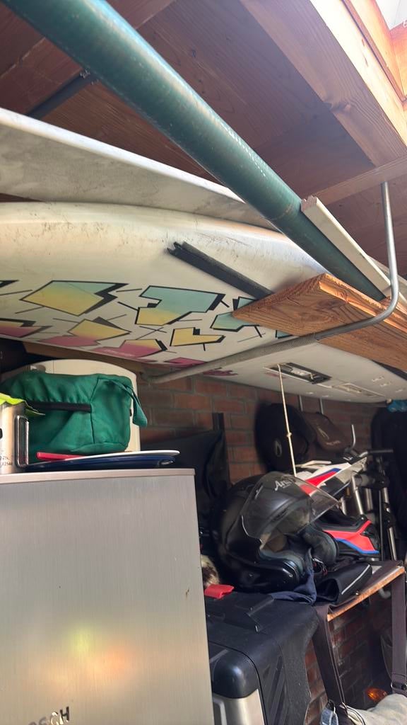 Ten cate (twisty) surfplank met toebehoren. Pak en trapeze, Watersport en Boten, Windsurfen, Ophalen, Gebruikt, 300 cm of meer