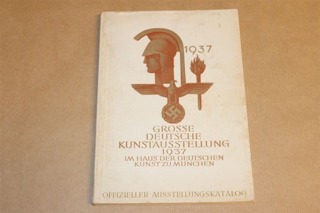 Zeldzame Duitse Nazi kunstcatalogus 1937 !!, Ophalen of Verzenden, Tweede Wereldoorlog, Zo goed als nieuw, Overige onderwerpen