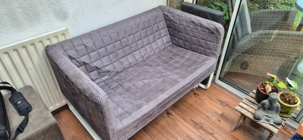 Bank 2 personen, Huis en Inrichting, Banken | Bankstellen, Ophalen, Tweepersoons, 75 tot 100 cm, Rechte bank