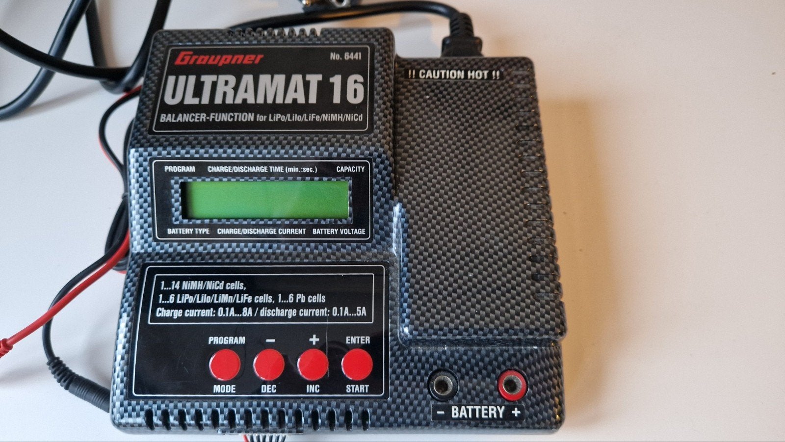 Graupner Ultramat 16 Lader voor oa. LiPo, LiLo,LiFe, Ophalen of Verzenden, Zo goed als nieuw