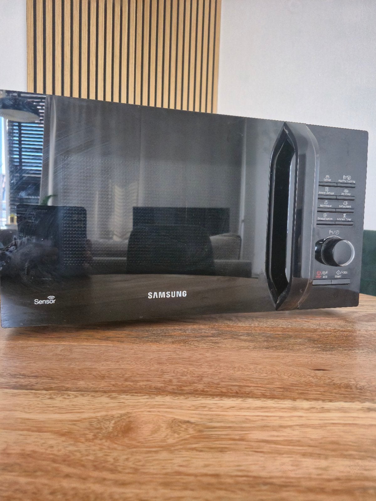 Samsung MS23H3125FK Magnetron - Zwart, 800W, Ophalen, Combimagnetron, Gebruikt, Draaiplateau