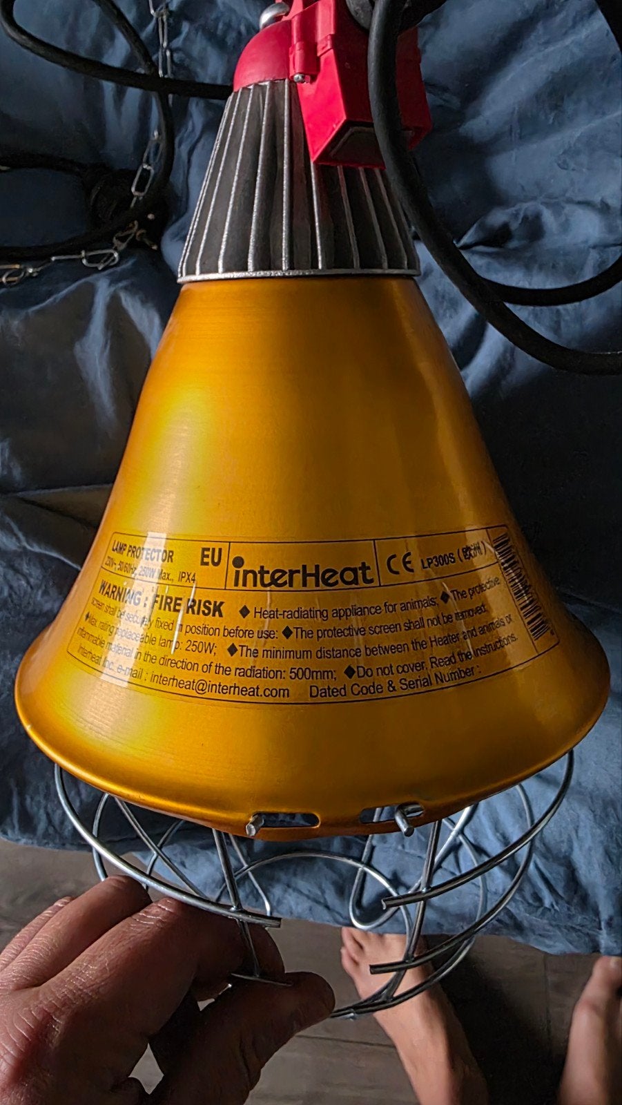 warmtelamp Interheat

€ 27,50, Dieren en Toebehoren, Ophalen of Verzenden, Zo goed als nieuw