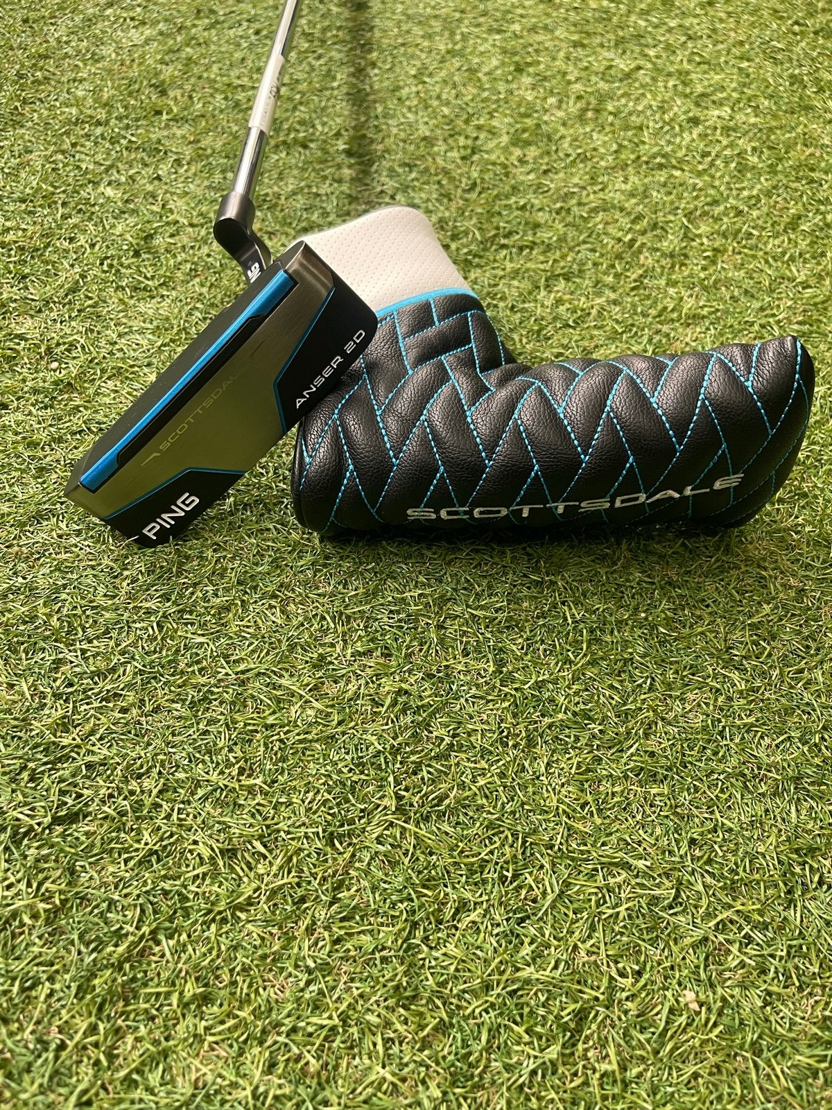 Ping Scottsdale Anser 2D putter 34 inch, Sport en Fitness, Golf, -, -, Ophalen of Verzenden, Zo goed als nieuw