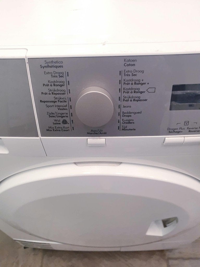 warmtepomp droger AEG 8kg✅ A++ inc 1 JAAR garantie, Ophalen, Overige typen, 8 tot 10 kg, Refurbished