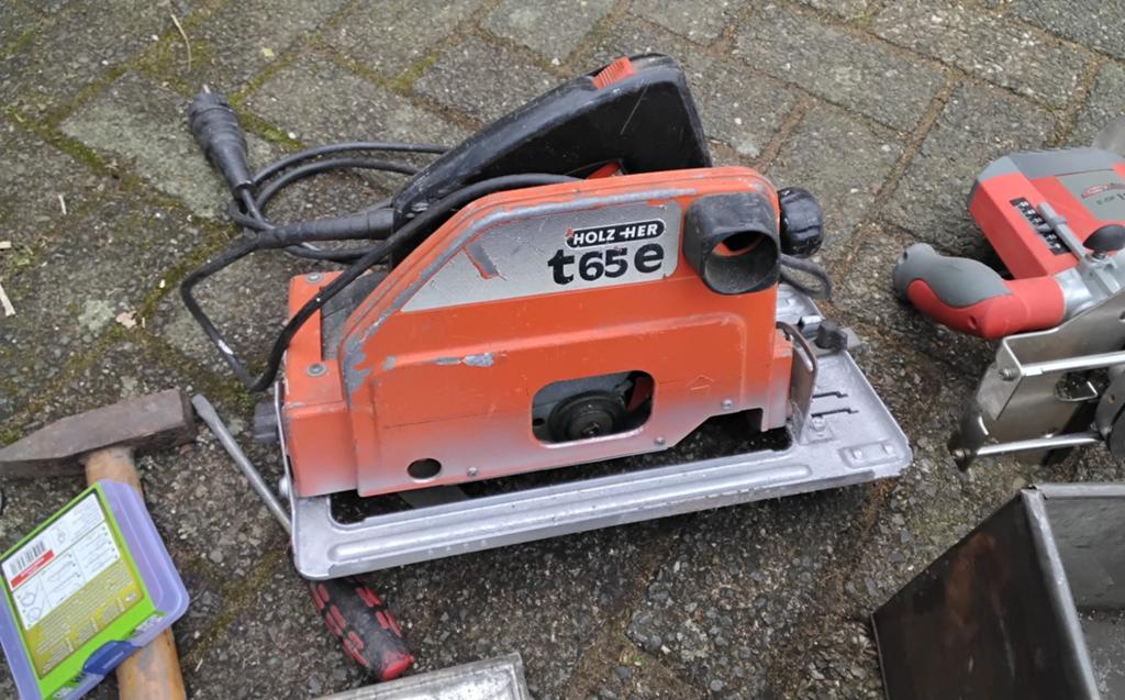 Holz-Her T65E invalcirkelzaag - Goede staat, Ophalen of Verzenden, Gebruikt