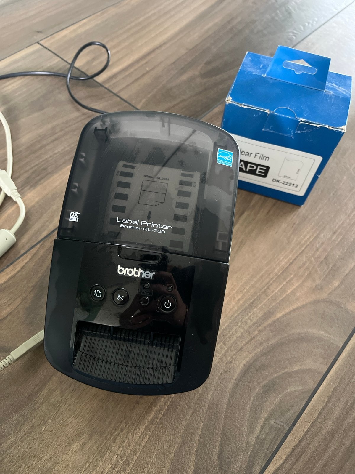 Brother QL-700 Labelprinter met tape, Zwart-en-wit printen, Printer, Ophalen of Verzenden, Zo goed als nieuw