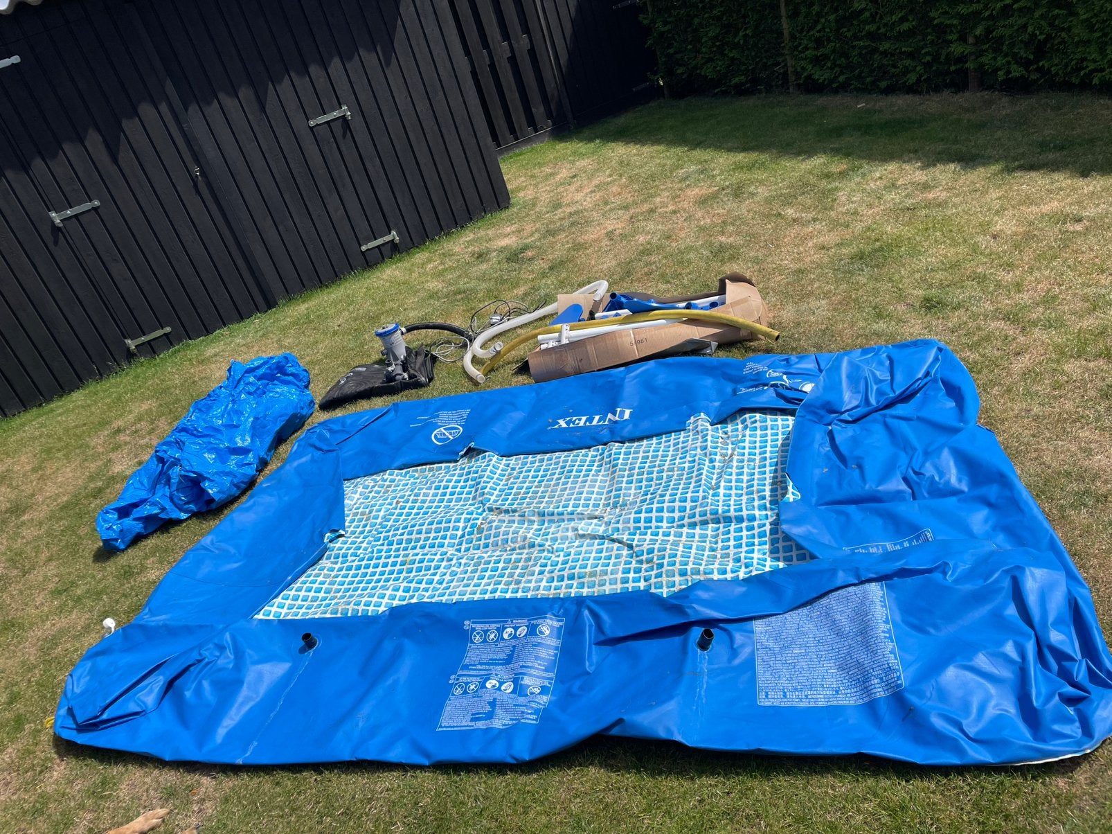 Intex zwembad 2 x 3 meter met toebehoren, Ophalen, Gebruikt, Opzetzwembad, 200 tot 400 cm
