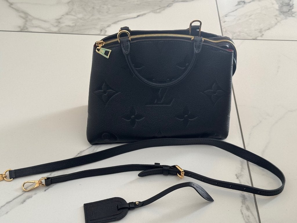 Louis Vuitton Handtas Zwart Petit Palais, Sieraden, Tassen en Uiterlijk, Ophalen of Verzenden, Zo goed als nieuw, Zwart, Handtas