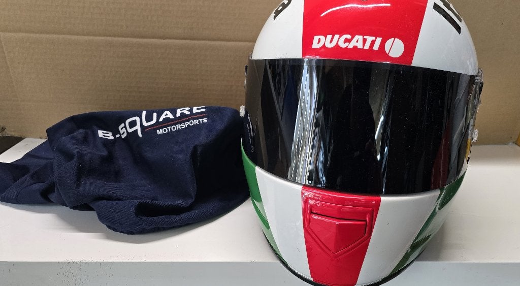motorhelm shark ducatie nr:63 collectors item, Ophalen, Tweedehands, L, Shark