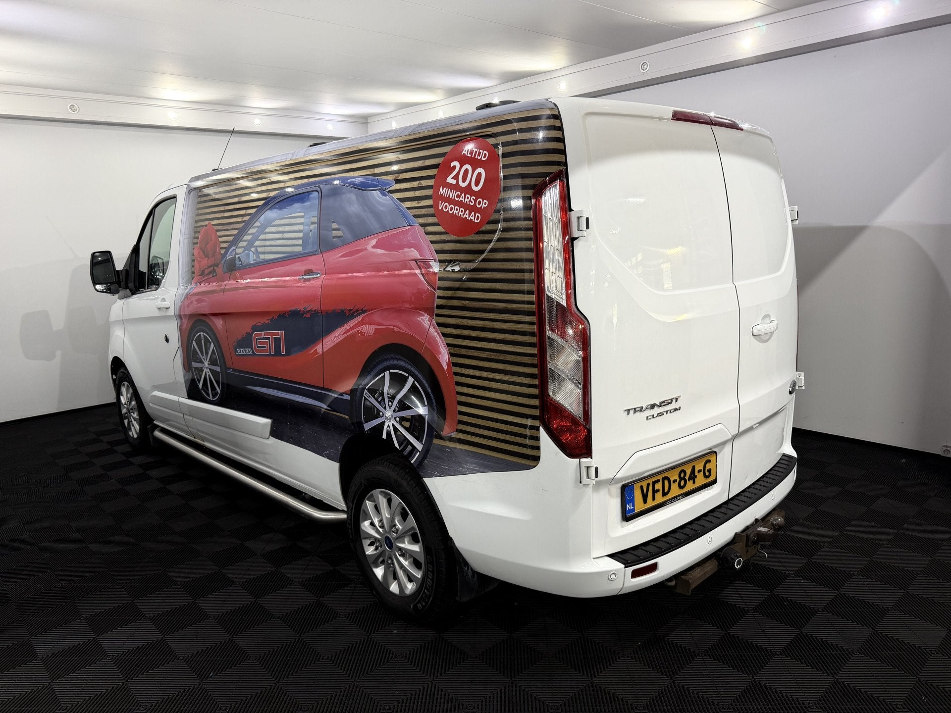 Ford Transit Custom 300 2.0 TDCI L2H1 Limited Clima, Navi, P, Euro 6, 4 cilinders, Wit, Origineel Nederlands