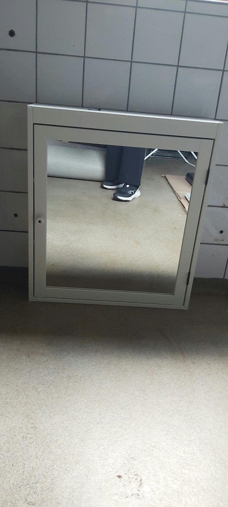 Witte Spiegelkast Ikea, Ophalen, Spiegelkast, 50 tot 100 cm, Zo goed als nieuw