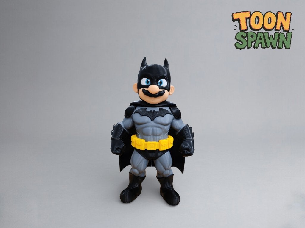 BatMario – Batman X Mario Mash‑up – 30 cm, Verzamelen, Ophalen of Verzenden, Nieuw, Overige typen