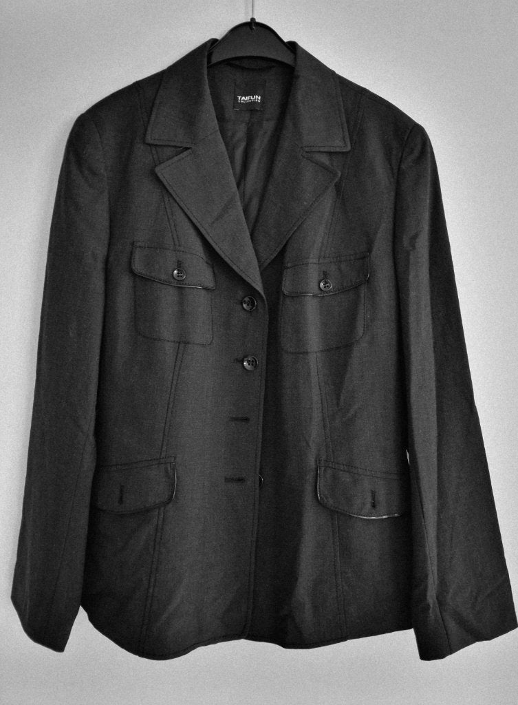 Taifun jasje maat 46, zwart, zgan, Kleding | Dames, Zwart, Maat 46/48 (XL) of groter, Ophalen of Verzenden, Zo goed als nieuw