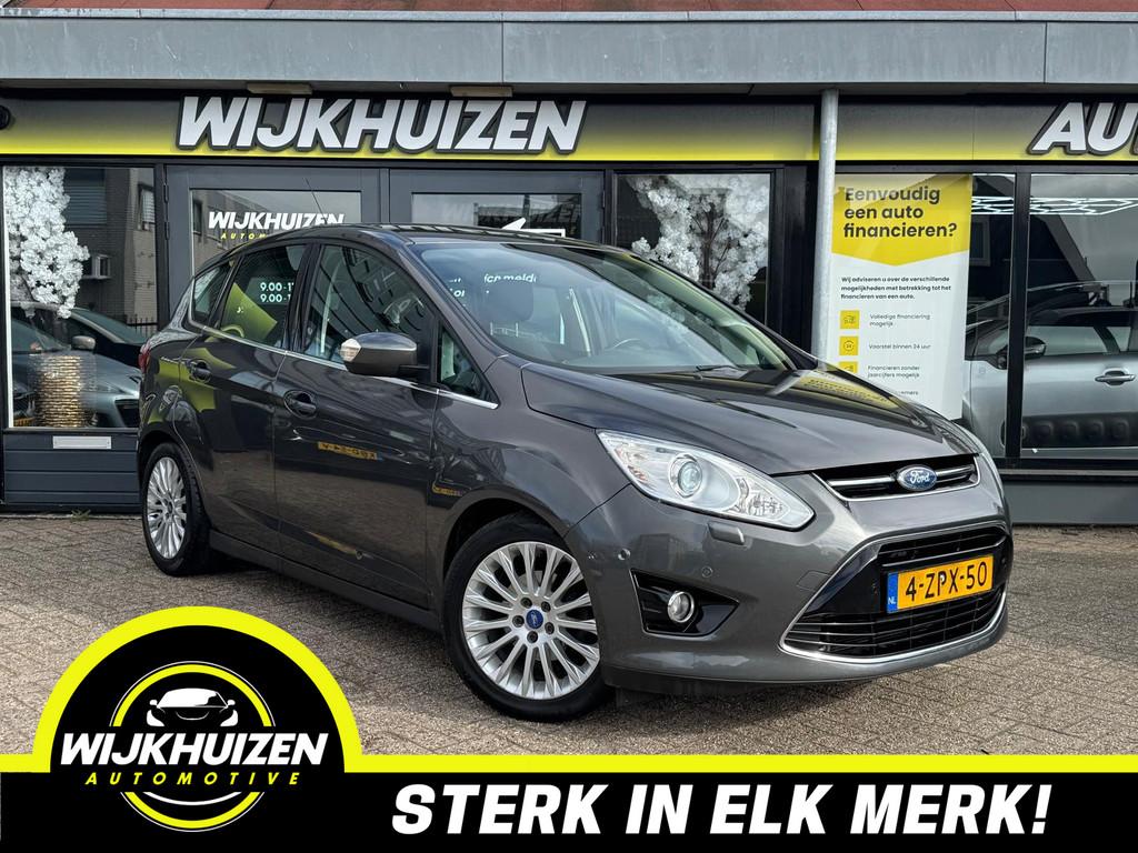 Ford C-Max 1.0 Edition Plus met Climate ! Camera ! Navigatie, Auto's, Ford, Voorwielaandrijving, Euro 5, Gebruikt, Zwart