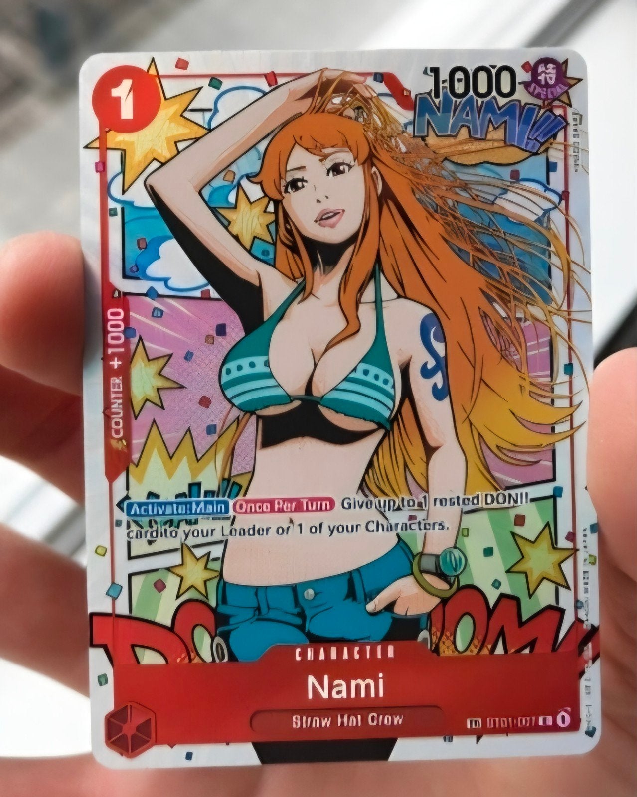 One Piece Nami Treasure Rare ST01-007, Ophalen of Verzenden, Zo goed als nieuw