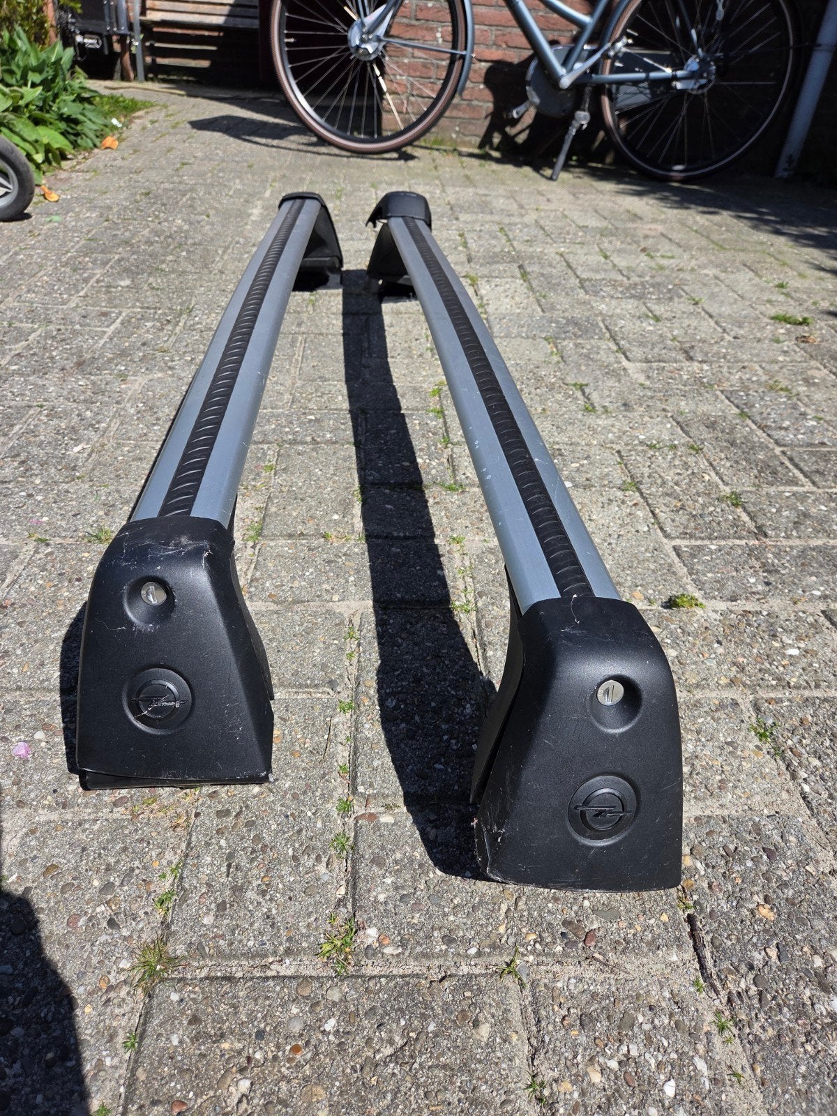 Opel dakdragers (zonder momentsleutel), Auto diversen, Dakdragers, Gebruikt, Ophalen