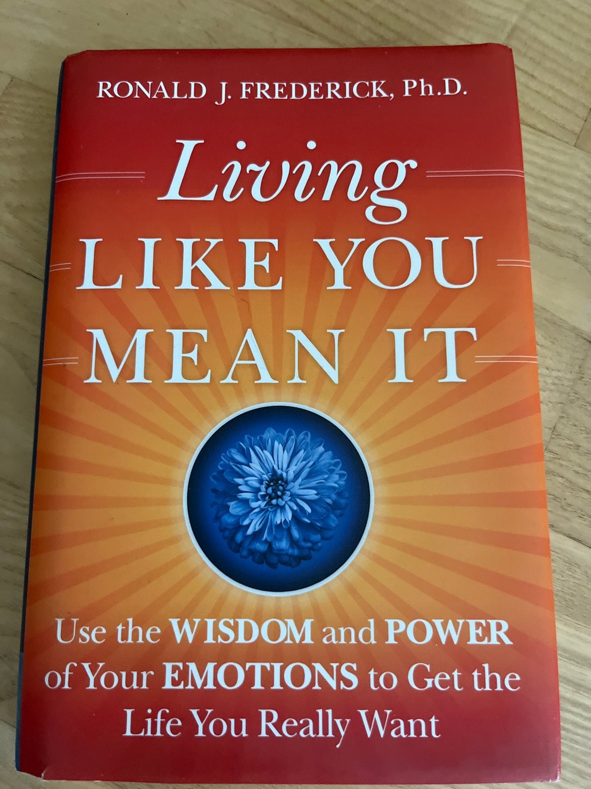 Living Like You Mean It - Ronald J. Frederick, Ph.D., Ophalen of Verzenden, Zo goed als nieuw, Spiritualiteit algemeen, Instructieboek