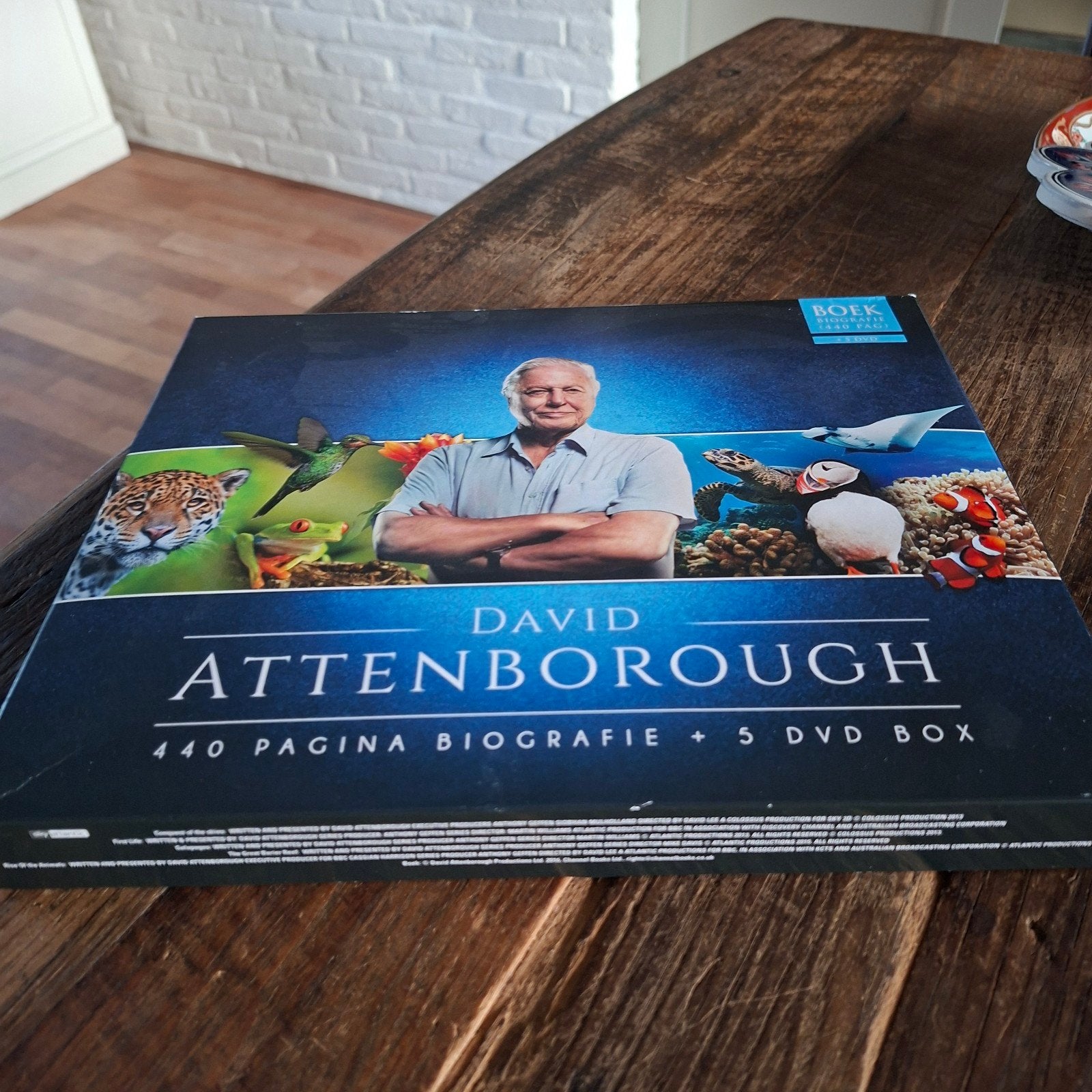 David Attenborough Boek en 5 DVDsin een Box Nieuw, Alle leeftijden, Ophalen of Verzenden, Nieuw in verpakking