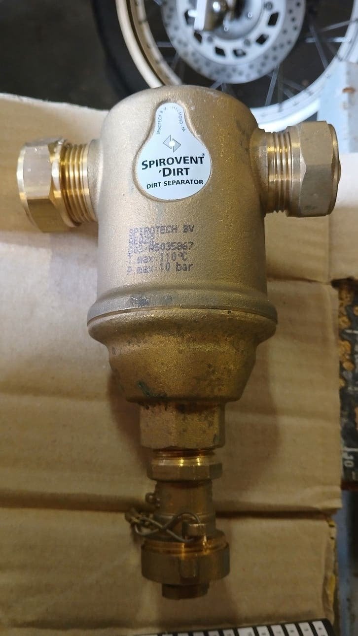 Spirotech SpiroVent Dirt vuilafscheider 22mm, Ophalen of Verzenden, Nieuw, Overige typen