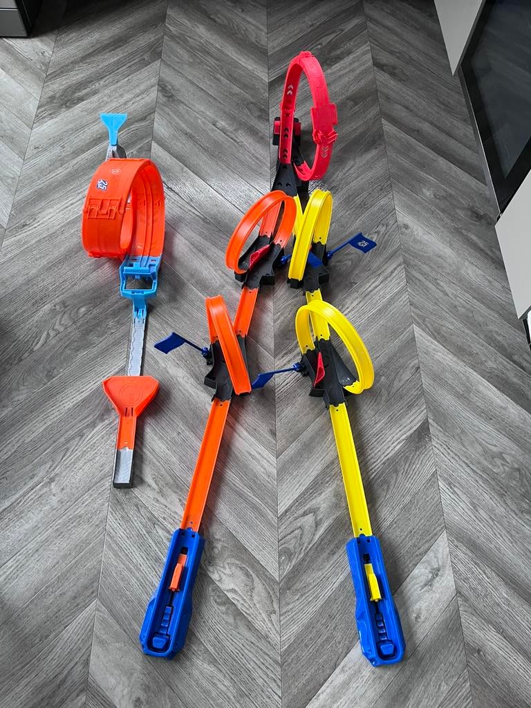 Hot Wheels Wedstrijd en Looping Stuntkampioen, Ophalen of Verzenden, Zo goed als nieuw, Handmatig, Hot Wheels
