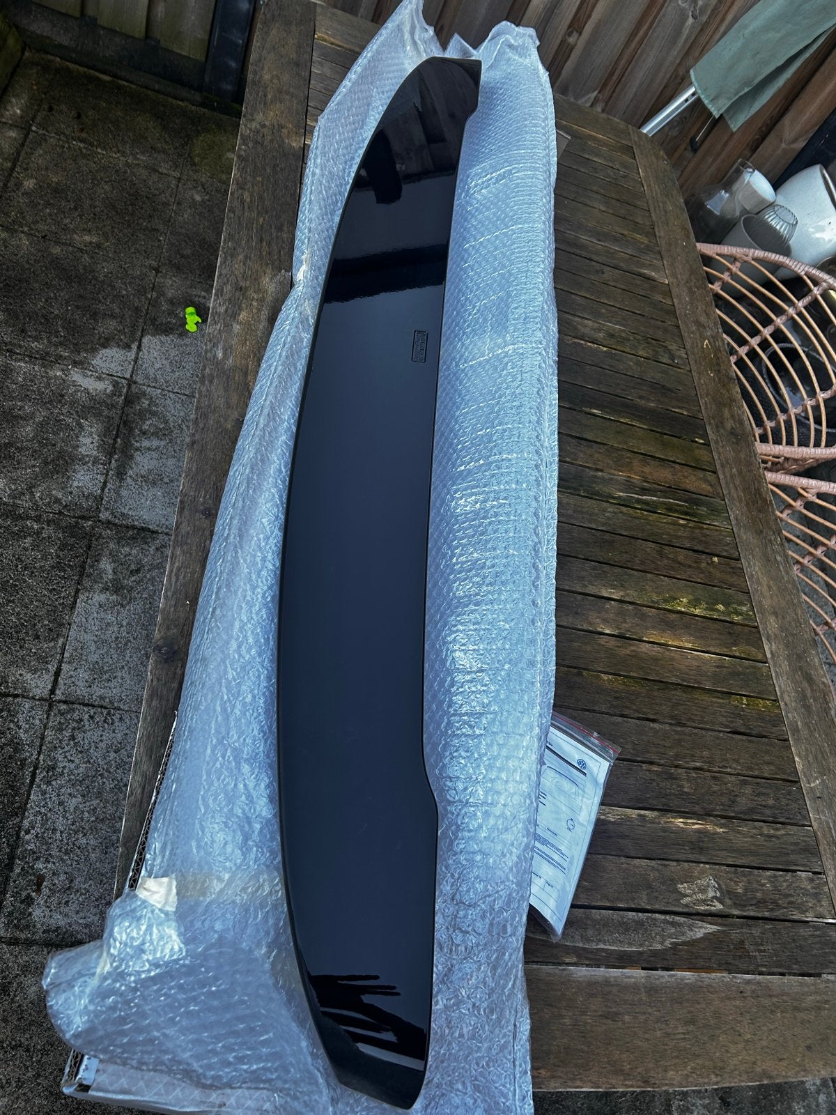 Achterklep spoiler VW Transporter T6/T6.1 Zwart, Auto-onderdelen, Achterklep, Volkswagen, Nieuw, Ophalen of Verzenden