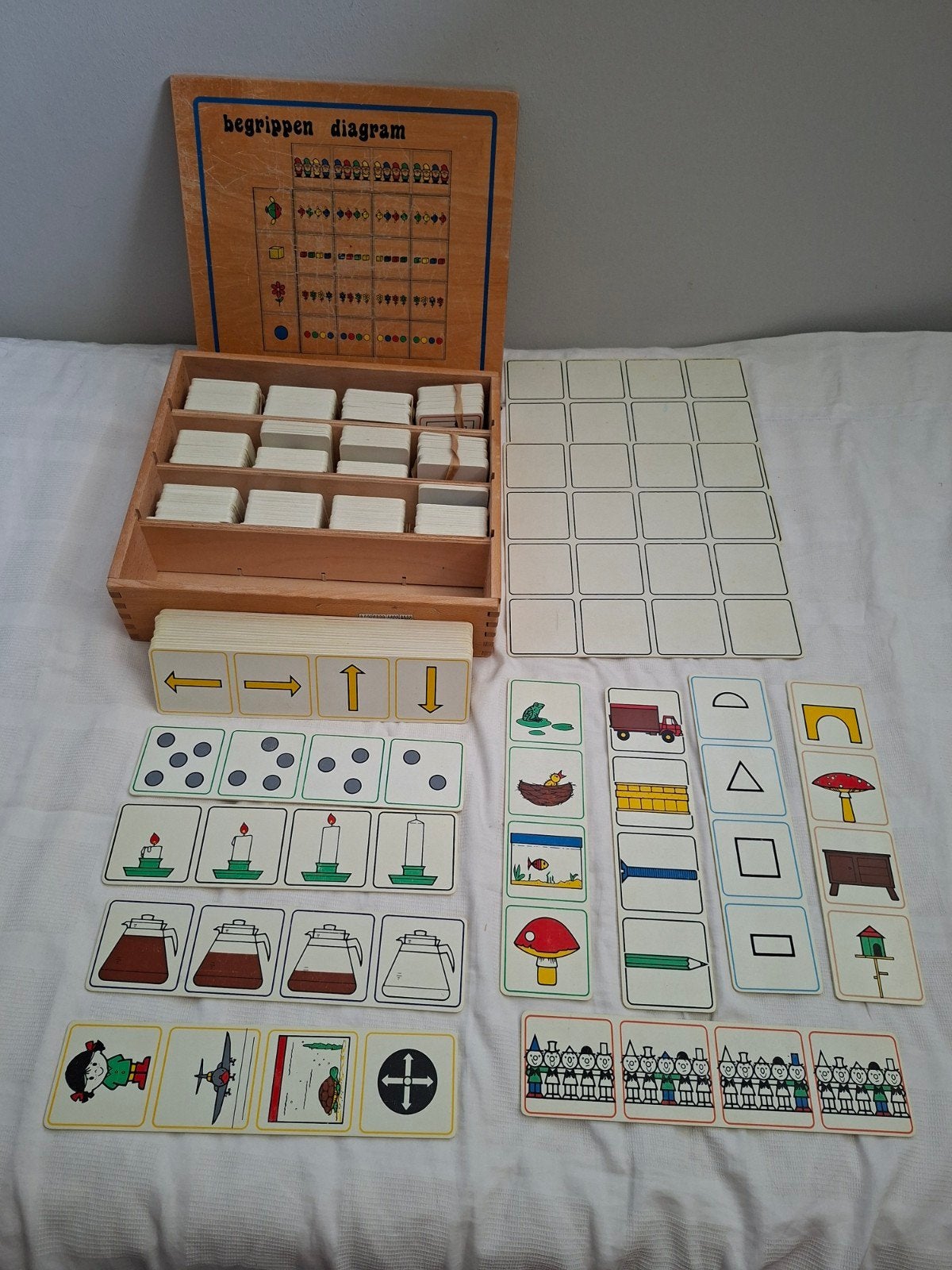 Rolf Begrippen Diagram Educatief Spel - Vintage Hout, Kinderen en Baby's, Ophalen of Verzenden, Gebruikt, Puzzelen