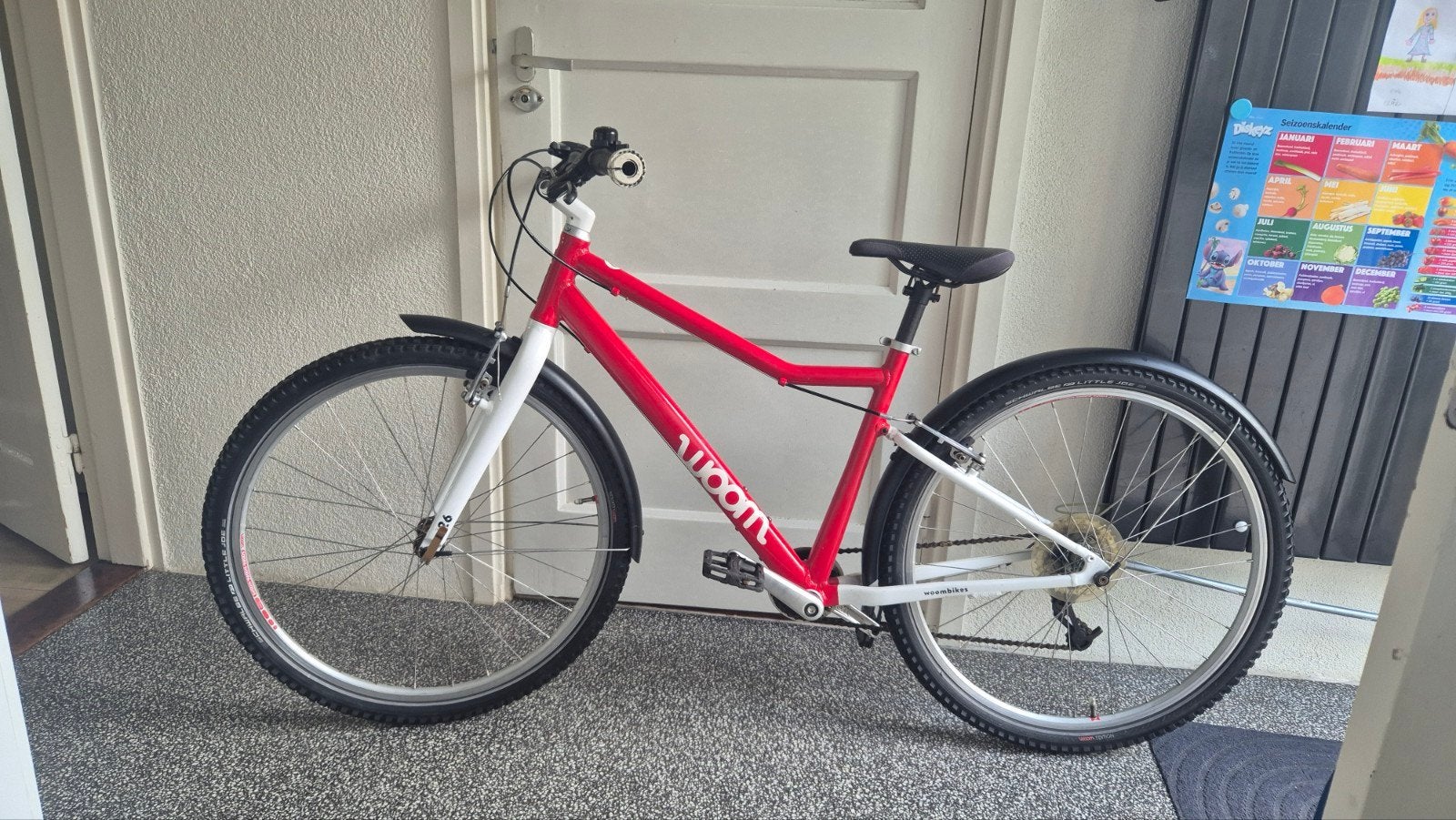 Woom 6 Kinderfiets - Rood - 26 inch, Ophalen