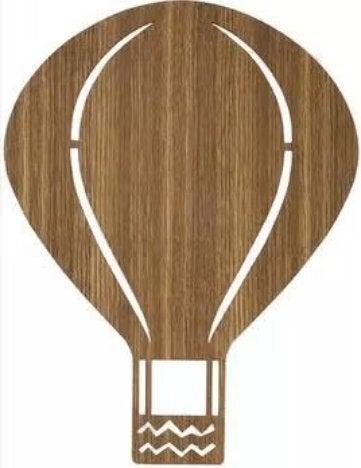 Ferm Living Air Balloon Lamp Smoked Oak, Ophalen of Verzenden, Nieuw, Hout