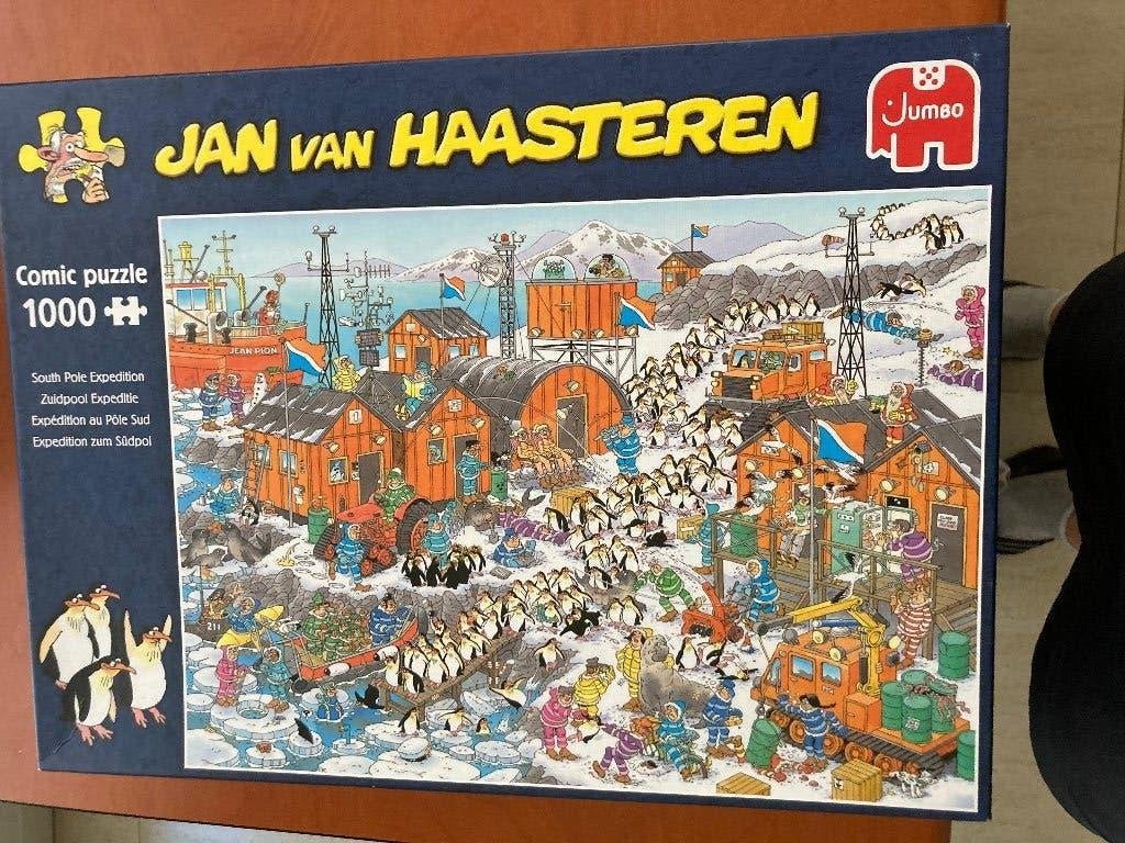 legpuzzel van Haasteren /1000/Zuidpool Expeditie, Ophalen, 500 t/m 1500 stukjes, Zo goed als nieuw, Legpuzzel