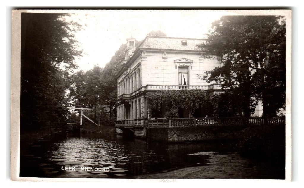Leek, Nienoord - Fotokaart, Verzenden, 1920 tot 1940, Gelopen, Groningen