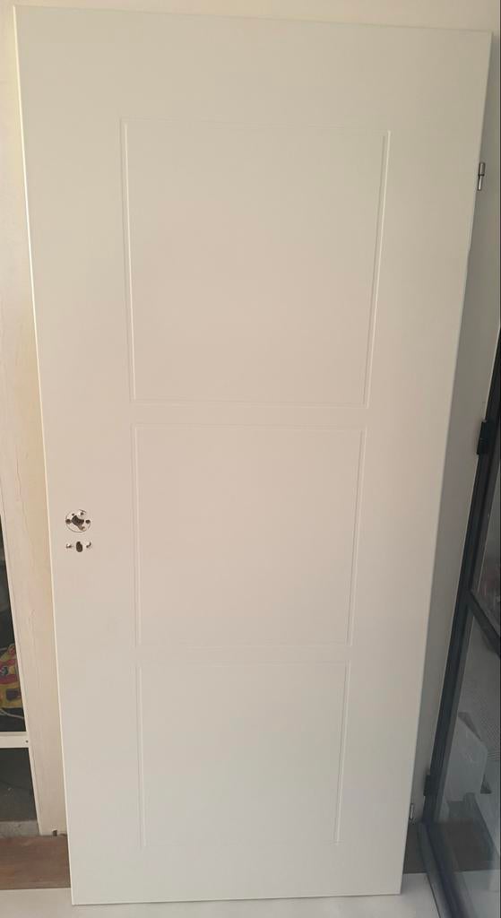 Opdek binnendeuren, met deurbeslag en slot, Ophalen, Gebruikt, 80 tot 100 cm, Binnendeur