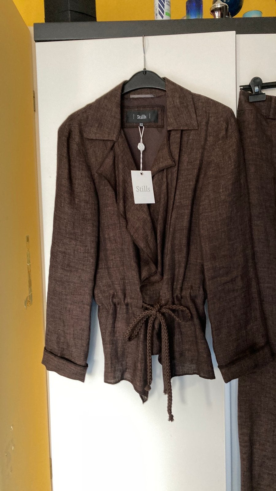 Stills dames pak nieuw donkerbruin, Kleding | Dames, Ophalen of Verzenden, Nieuw, Maat 42/44 (L), Bruin